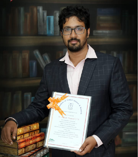 Dr. Aakash at Ravi Ortho Clinic